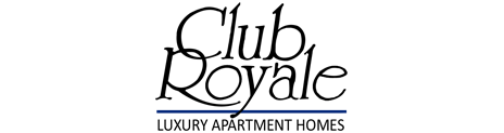 This company logo represents Club Royale Apartments as an entity.